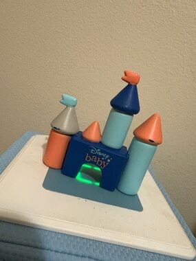 Tonie Disney Toddler Stacking Castle Toy - Blue & Coral